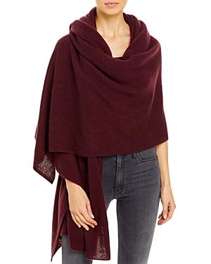 C By Bloomingdale's Cashmere Travel Wrap - 100% Exclusive In Dark Raisin
