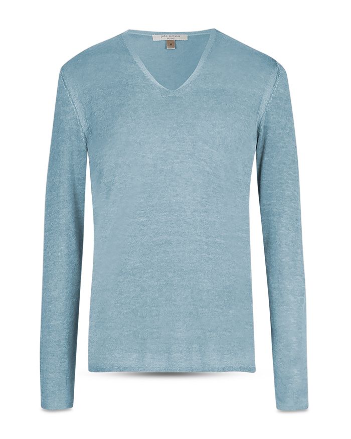 John Varvatos Collection Silk & Cashmere Regular Fit V-Neck Sweater ...