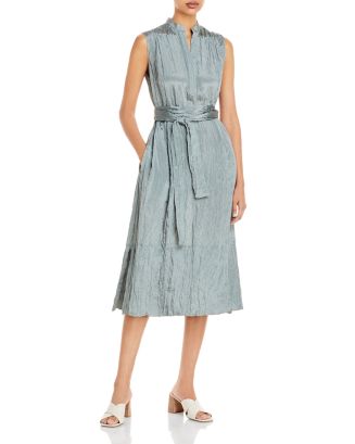 Vince Textured Sleeveless Popover Dress | Bloomingdale's
