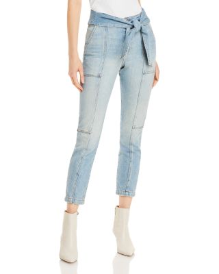 denim joggers womens outfits