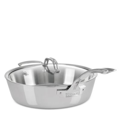 Viking - Contemporary 3 Ply  4.8 Quart Saute Pan with Lid