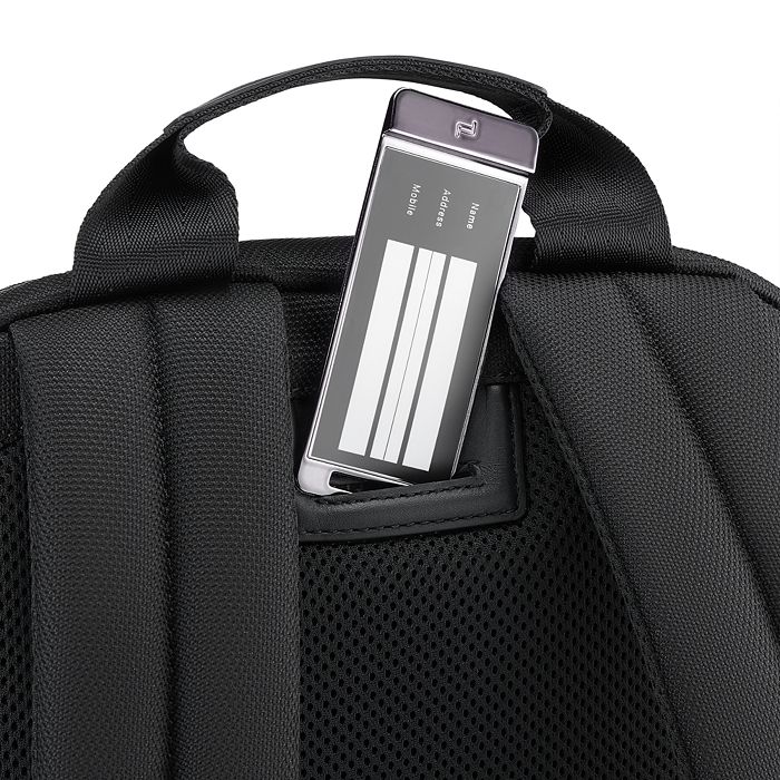 Porsche Design Roadster Small Water Resistant Nylon & Leather Backpack In Black