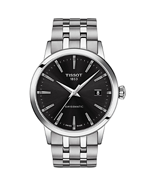 Shop Tissot Classic Dream Automatic Watch, 42mm In Black