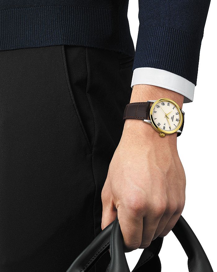 Shop Tissot Classic Dream Watch, 42mm In Ivory