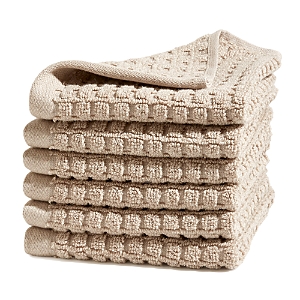 Shop Dkny Quick Dry Washcloth Set In Linen