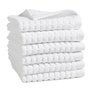 Shop Dkny Quick Dry Washcloth Set In White