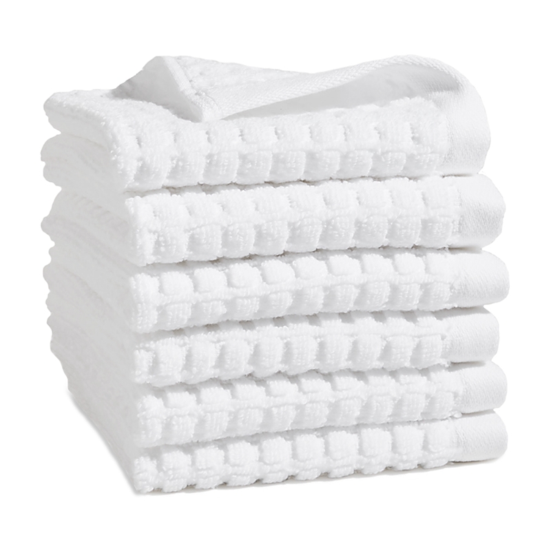 Dkny Quick Dry Washcloth Set In White