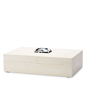 Shop Jamie Young Constantine Rectangular Box In Cream