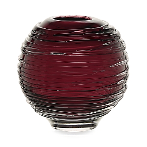 William Yeoward Crystal Miranda Globe Vase 6 In Heliotrope