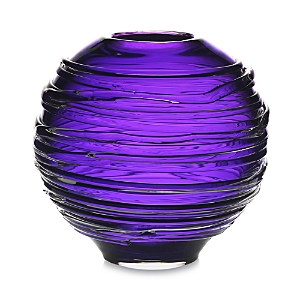 William Yeoward Crystal Miranda Globe Vase 6 In Amethyst