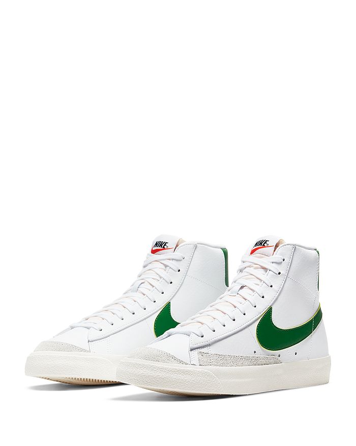 Nike Men's Blazer Mid '77 Vintage Leather High-Top Sneakers ...