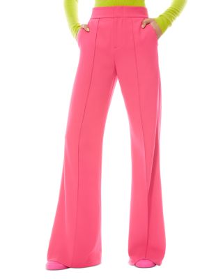 alice and olivia dylan wide leg pants