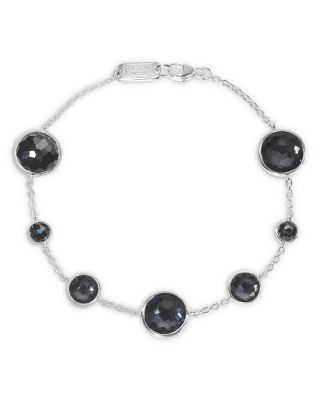 Ippolita Sterling Silver Lollipop Hematite Link Bracelet