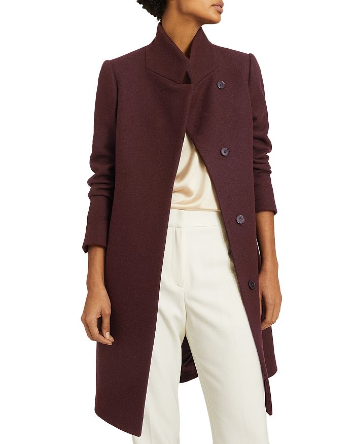 REISS MARCIE WOOL BLEND MID LENGTH COAT,65703066
