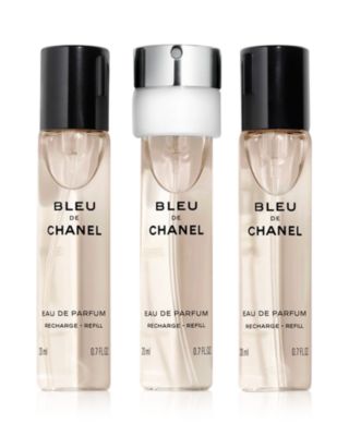 CHANEL BLEU DE CHANEL Eau de Parfum Pour Homme Refillable Travel Spray Gift  Set