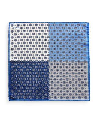 Four Medallion Silk Pocket Square