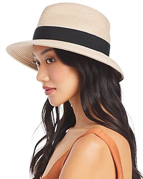 Raja Cap Eric Javits Luxury Fashion Designer Womens Headwear Hat Black/Gold