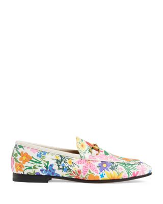 gucci loafers flower