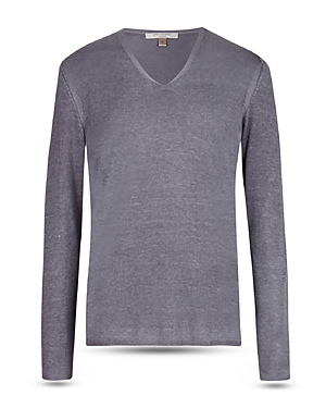 John Varvatos Collection Silk & Cashmere Regular Fit V-Neck Sweater