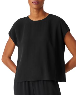 Eileen Fisher Silk Crewneck Top