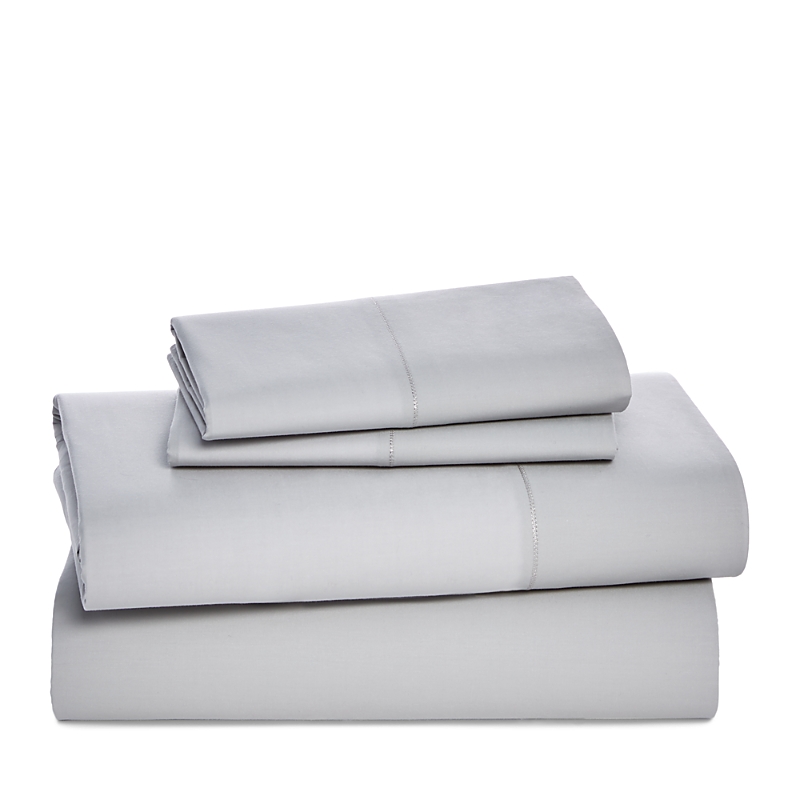Sky Percale Twin Sheet Set In Reflection Grey
