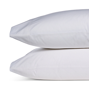 Sky Percale King Pillowcase, Pair In Fresh White