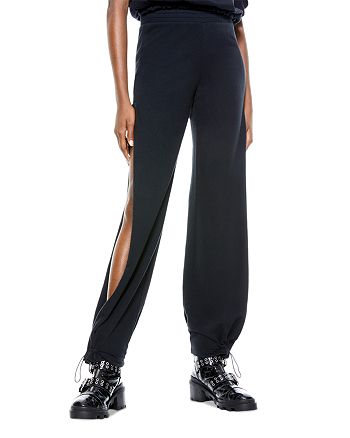Alice and Olivia Miami Side Slit Jogger Pants | Bloomingdale's