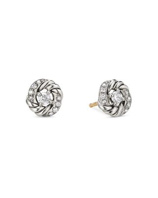 david yurman earrings with diamonds