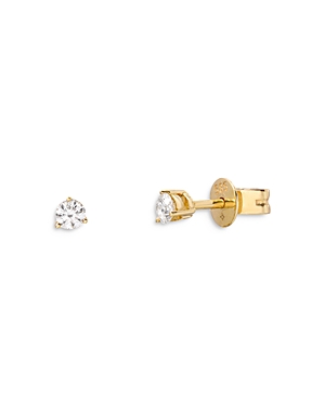 Zoe Lev 14K Yellow Gold Diamond Stud Earrings