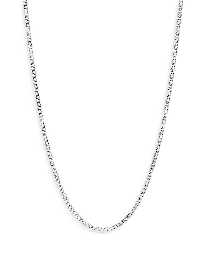 Shop John Hardy Sterling Silver Classic Curb Thin Chain Necklace, 24