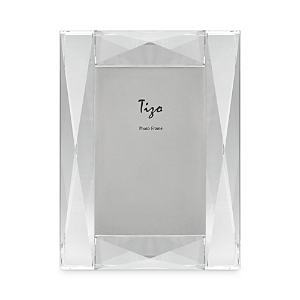 Tizo Clear Pyramid Diamond Crystal Glass 4 x 6 Picture Frame