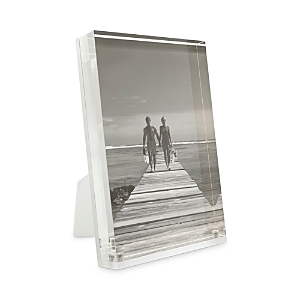Tizo Lucite Easel Back 5 X 7 Picture Frame In White