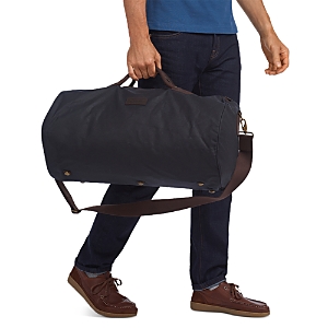 Barbour Wax Holdall In Navy