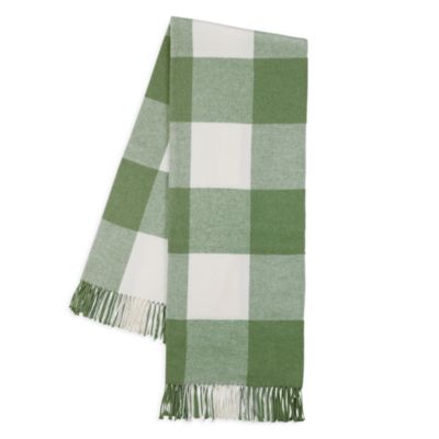 Buffalo Check Cotton Blend Throw