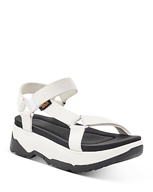 Shop Teva Women's Jadito Universal Strappy Platform Sandals In White