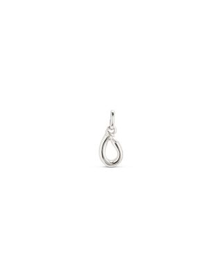 Unode50 Sterling Silver-Plated Letter a Charm