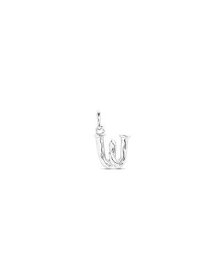 Unode50 Sterling Silver-Plated Letter a Charm