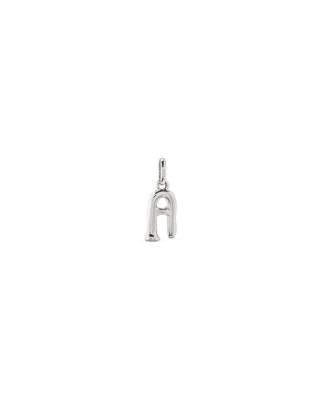  Sterling Silver-Plated Letter a Charm