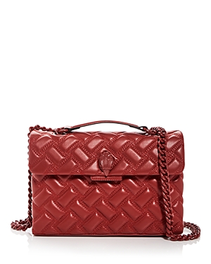 KURT GEIGER KENSINGTON DRENCH LEATHER SHOULDER BAG,7387550109