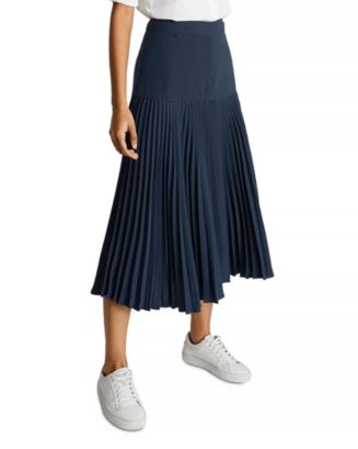 REISS Davina Panel Pleated Skirt | Bloomingdale's
