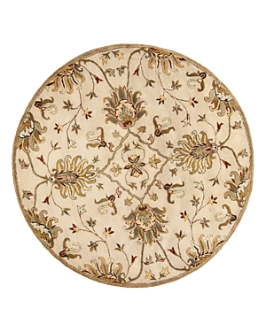 Shop Kas Syriana Agra Round Area Rug, 5'6 X 5'6 In Champagne