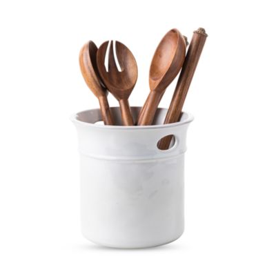 Puro Whitewash Utensil Crock