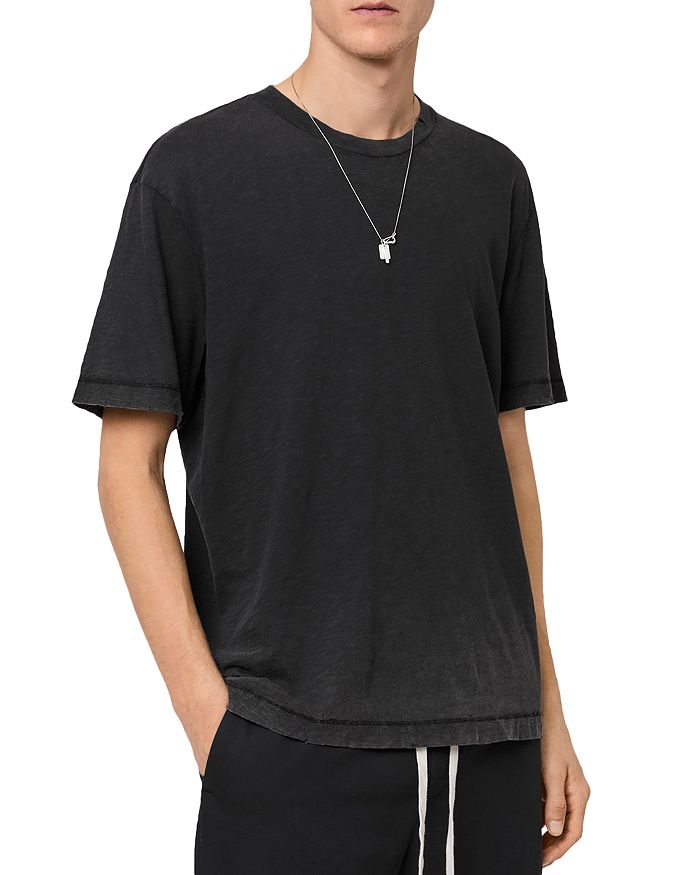 ALLSAINTS WASHED CREWNECK TEE,MD060T