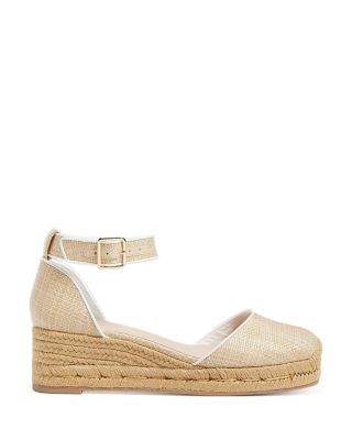 mid heel espadrille wedges