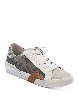 Dolce Vita Women's Zina Low Top Sneakers In Camo Canvas