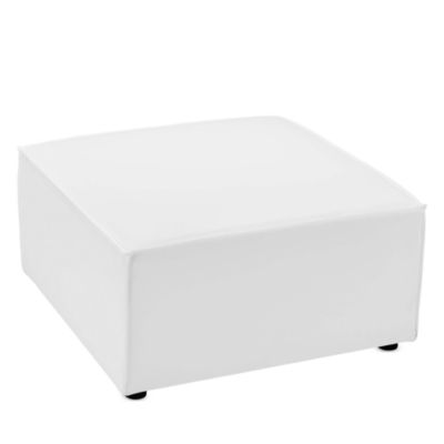 Saybrook Outdoor Patio Upholstered Sectional Sofa Ottoman