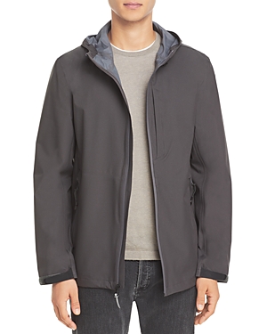Cole Haan Seam Sealed Packable Jacket In Gray