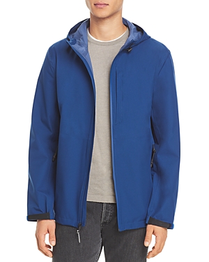 Cole Haan Seam Sealed Packable Jacket In Marine Blue