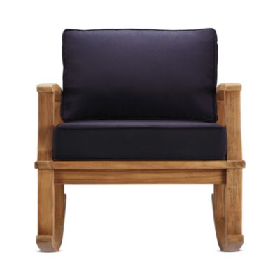 Marina Outdoor Patio Teak Rocking Chair
