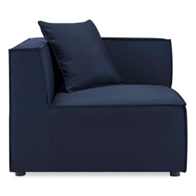 Saybrook Outdoor Patio Upholstered Sectional Sofa Corner Chair